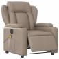 Preview: Massagesessel Elektrisch Cappuccino-Braun Kunstleder