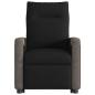 Preview: Elektrischer Massagesessel mit Aufstehhilfe Schwarz Stoff