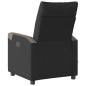 Preview: Massagesessel Schwarz Stoff