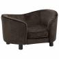 Preview: Hundesofa Braun 69x49x40 cm Plüsch