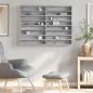Preview: Vitrinenschrank Grau Sonoma 100x8,5x75 cm Holzwerkstoff