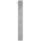Preview: Vitrinenschrank Betongrau 100x8,5x75 cm Holzwerkstoff