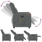 Preview: Massagesessel Dunkelgrau Stoff