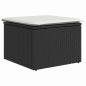 Preview: Gartensofa-set 9 stk. Schwarz und Creme