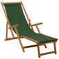 Preview: Klappbare Sonnenliege 2 pcs 3 Position Massives Eukalyptus Holz