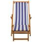 Preview: Klappbare Sonnenliege 2 pcs 3 Position Massives Eukalyptus Holz