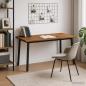 Preview: Live Edge Esstisch 160 x 70 x 75 cm Massivholz Akazie Natur