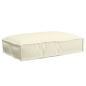 Preview: ARDEBO.de - Kissen Oxford-Stoff Creme 60 x 40 x 8 cm