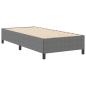 Preview: Boxspringbett Hellgrau 90 x 190 cm Cordstoff