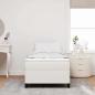 Preview: ARDEBO.de - Boxspringbett Creme 90 x 190 cm Cordstoff