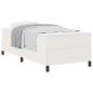 Preview: Boxspringbett Creme 90 x 190 cm Cordstoff