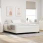 Preview: ARDEBO.de - Boxspringbett Creme 180 x 200 cm Cordstoff