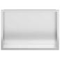 Preview: Duschnische Silber 30 x 20 x 9,5 cm Edelstahl