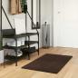 Preview: ARDEBO.de - Mittlerer Flor weicher und waschbarer Teppich HUARTE Braun