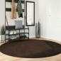 Preview: ARDEBO.de - Mittlerer Flor weicher und waschbarer Teppich HUARTE Braun
