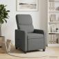 Preview: ARDEBO.de - Liegesessel Dunkelgrau Polyester