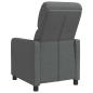 Preview: Liegesessel Dunkelgrau Polyester