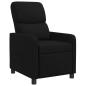 Preview: Liegesessel Schwarz Polyester
