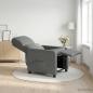 Preview: Massage Relaxsessel Dunkelgrau Polyester