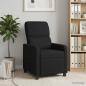 Preview: ARDEBO.de - Massage Relaxsessel Schwarz Polyester