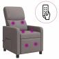Preview: Massage Relaxsessel Taupe Polyester