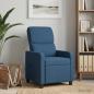 Preview: ARDEBO.de - Liegesessel Blau Stoff