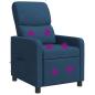 Preview: Liegesessel Blau Stoff