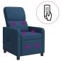 Preview: Liegesessel Blau Stoff