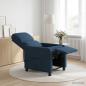 Preview: Liegesessel Blau Stoff