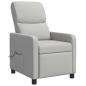 Preview: Massage Relaxsessel Wolkengrau Stoff