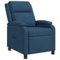 Preview: Liegesessel Blau Stoff