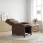 Preview: ARDEBO.de - Massage Relaxsessel Braun Kunstleder
