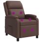 Preview: Massage Relaxsessel Braun Kunstleder