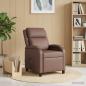Preview: Massage Relaxsessel Braun Kunstleder