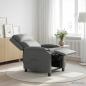 Preview: Massage Relaxsessel Grau Kunstleder