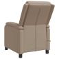 Preview: Massage Relaxsessel Cappuccino Kunstleder