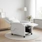 Preview: ARDEBO.de - Massage Relaxsessel Weiß Kunstleder