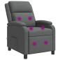 Preview: Massage Relaxsessel Dunkelgrau Stoff