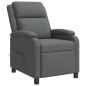 Preview: Massage Relaxsessel Dunkelgrau Stoff