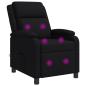 Preview: Massage Relaxsessel Schwarz Stoff