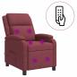 Preview: Massage Relaxsessel Weinrot Stoff