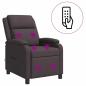 Preview: Massage Relaxsessel Dunkelbraun Stoff