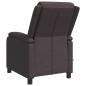 Preview: Massage Relaxsessel Dunkelbraun Stoff