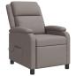 Preview: Massage Relaxsessel Taupe Stoff