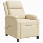 Preview: Massage Relaxsessel Creme Stoff