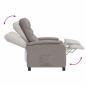 Preview: Liegesessel Taupe Stoff