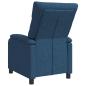 Preview: Liegesessel Blau Stoff