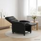 Preview: ARDEBO.de - Massage Relaxsessel Schwarz Kunstleder