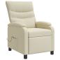 Preview: Massage Relaxsessel Creme Kunstleder