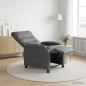 Preview: Massage Relaxsessel Grau Kunstleder